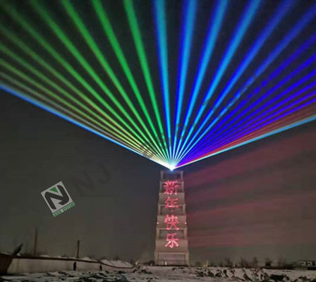 アニメーション カスタマイズされたDJレーザー効果照明 5W RGB ディスコレーザーライト