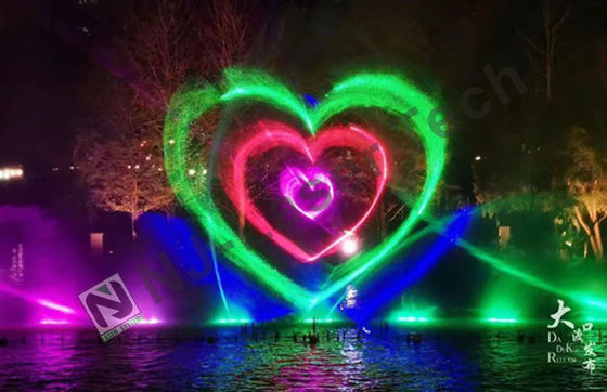 マスター/スレーブ コントロール モード 激光ショー 活気のあるRGBと耐久性のあるSS304