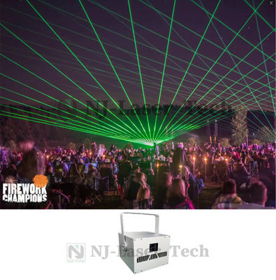 アウトドアプロオーディオポータブルDj 20ワットRGBステージレーザーライトマシンショー機器