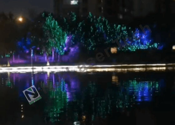 リモコン LED 光源 装飾用ディスプレイ用レーザー噴水照明