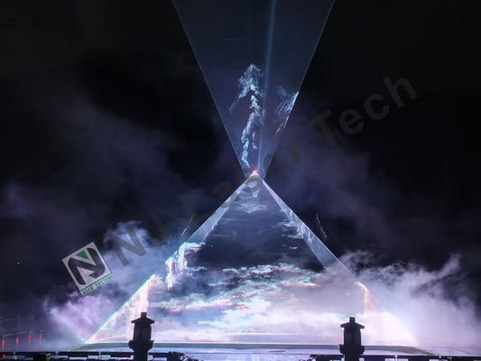 高速ステップモータースキャンシステム DJ ディスコレーザーライト 100mW ナイトクラブ照明