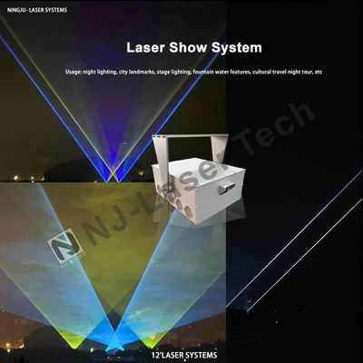 100mW 180*160*80mm ステージレーザーライト ファン冷却 安定した動作