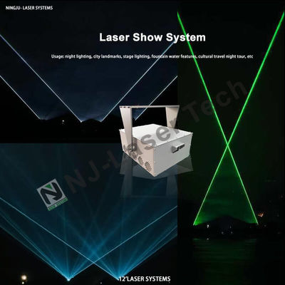 高効率のRGB ブリアントレーザーショウ レーザーカラーグリーン オーダーメイド