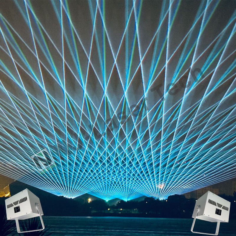 マスター/スレーブ コントロール モード 激光ショー 活気のあるRGBと耐久性のあるSS304